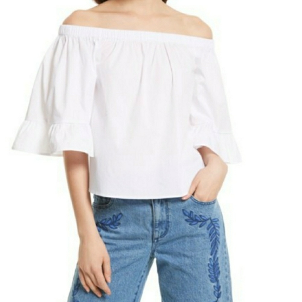 Rebecca Minkoff Shirt / Faith off the Shoulder Top